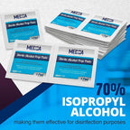 MEDca Alcohol Prep Pads, Sterile, Medium, 2-Ply (Pack of 300)