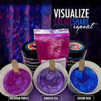Eye Candy Pigments Premium Purple Mica Powder - Wisteria Purple (50gr) - for Epoxy, Resin, Soap, Paint, Woodworking, Acrylic Pouring, Bath Bombs, Fishing Lures - DIY Arts and Crafts Additive