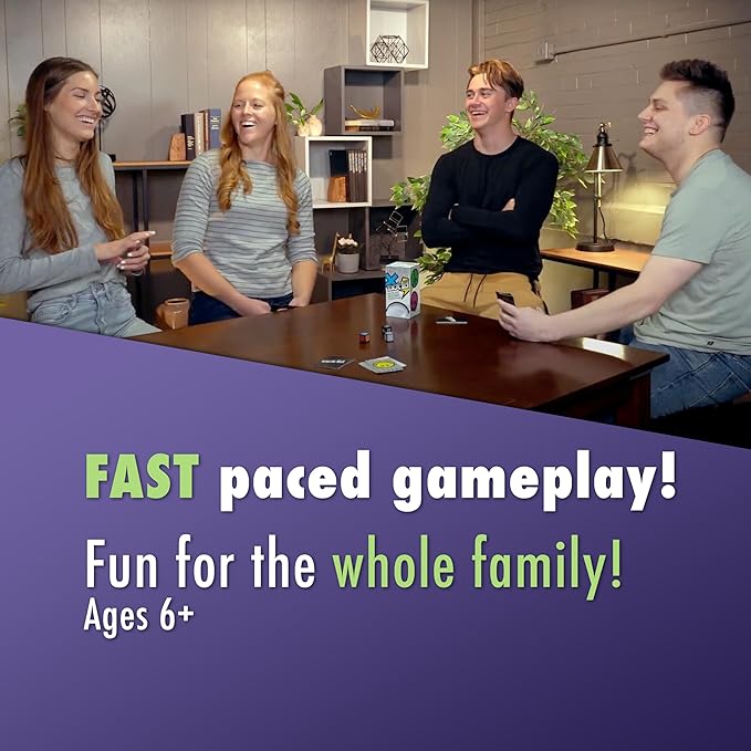 Not It Dice Games for Kids Strategy Game for Family Night Fun Card Game Stocking Stuffer Gift 3+ Players Ages 6+ Cryptid Hunters