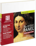Ampersand Art Supply Wood Gesso Art Painting Panel: Canvas Texture, 3/4 Inch Cradle, 8" x 8"
