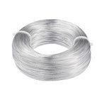 Fashewelry 656 Feet 18 Gauge Aluminum Wire Silver 1mm Bendable Metal Craft Wire for Beading Jewelry Craft Making