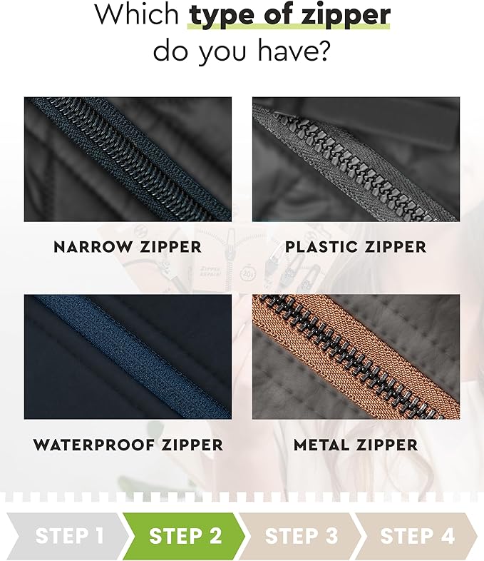 ZlideOn Zipper Pull Replacement - Black, Waterproof Multipack (2 Pieces) - Instant Zipper Replacement Slider for Waterproof Zippers