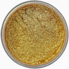 Premium Diamond Mica Powder Pigment- for Epoxy, Resin, Soap, Paint, Woodworking, Acrylic Pouring, Bath Bombs, Fishing Lures - DIY Arts and Crafts Additive (Glaring Golden)
