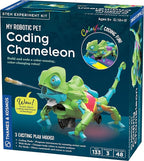 Thames & Kosmos My Robotic Pet: Coding Chameleon STEM Building & Experiment Kit | Color-Sensing Coding Robot for Boys & Girls Ages 8+, Screen-Free Educational Fun, Robotic Reptile with 3 Play Modes
