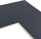 Craig Frames B573 Pre-Cut Mat Board for 8x10 Print, 11x14, Graphite Black