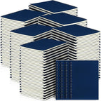 Yahenda 180 Pcs Spiral Notebook Bulk A5 Journal Lined 8.3'' x 5.5'' Writing Composition Paper Small Notepad Subject Notebook for Students Office Business Back to School Supplies (Deep Blue)