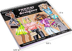 Fashion Angels Fashion Runway Portfolio - Fashion Design Sketch Book with Stencils & Stickers - Ages 8 & Up