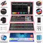 iBayam Christmas| Birthday Gifts for Kids Teen Girls Trendy Stuff 6-16 Year Old, 150-Pack Art Set Kits with 2 Sketch Pads, Coloring Book, Stocking Stuffers for Teens Girls, Cute Cool Fun Crafts Gifts