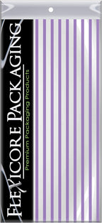 Flexicore Packaging Lilac Purple Pin Stripe Print Gift Wrap Tissue Paper Size: 15 Inch X 20 Inch | Count: 100 Sheets | Color: Lilac Pin Stripe