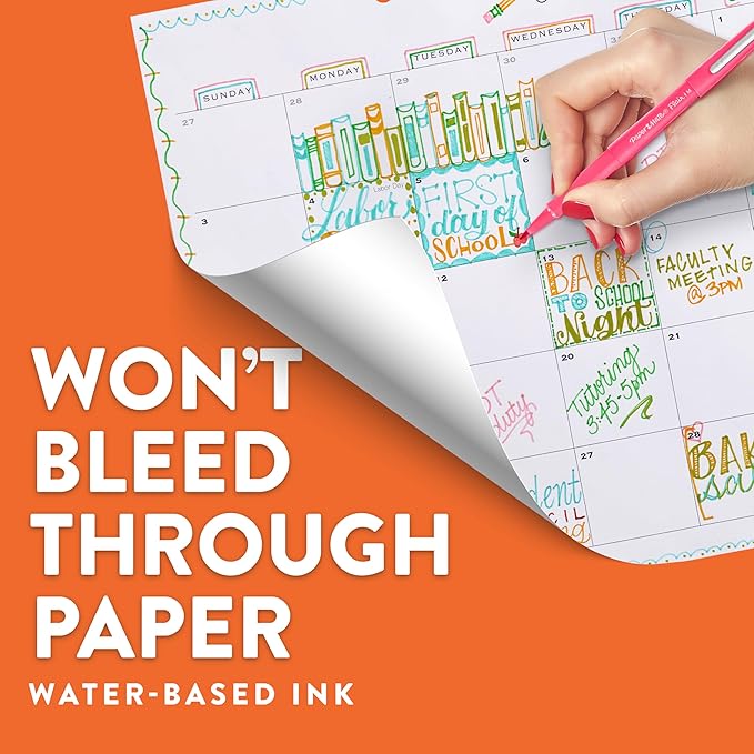 Paper Mate Flair Felt Tip Pens Ultimate Pack, Features 5 Different Types of Pens, Assorted Colors, 60 Count