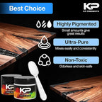 Epoxy Pigment Paste for Epoxy Resin, Tint/Pigment Paste with Spoon for Arts and Crafts, Jewelry, Resin Woodworking and More! (Night Black)