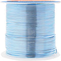 Mandala Crafts 20 Gauge Anodized Aluminum Craft Wire for Jewelry Making - 100 FT Colored Flexible Ice Blue Wire - Bendable for Bonsai Armature Crafting Sculpting