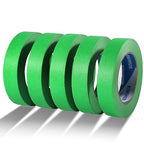 Green Painters Tape,1 inch x 60 Yards x 5 Rolls - Medium Adhesive Green Masking Tape for Painting,Labeling,DIY Crafting,Decoration and School Projects (300 Yards Total)