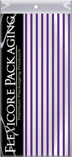 Flexicore Packaging Puple Pin Stripe Print Gift Wrap Tissue Paper Size: 15 Inch X 20 Inch | Count: 10 Sheets | Color: Purple Pin Stripe