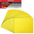 40 Grit Sand Paper, 12Pcs Sandpaper Assortment Sandpaper for Wood Metal Furniture Hand Sander Sand Paper Set Sandpaper Sheets Cut for Use 9" x 11"/12 Sheets