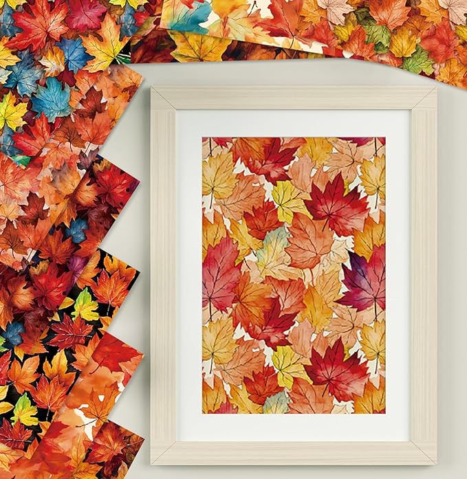 YASMEN 6"x6" Scrapbook Paper Pad - 24 Sheets of Patterned Cardstock for Card Making, Scrapbooking, Junk Journal, DIY Gift Cards - Single-Sided Decopodge Decorative Craft Paper