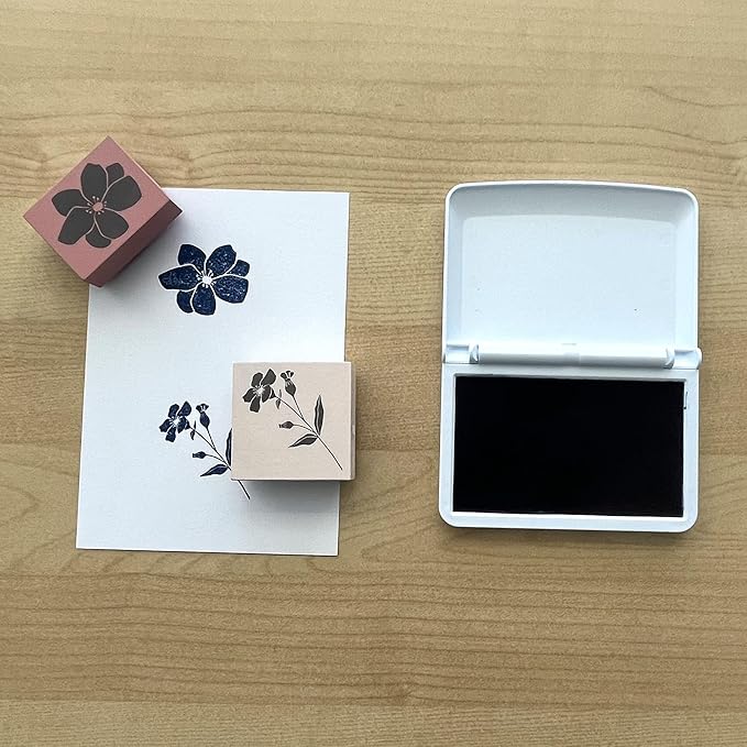 COLOP Make Series, Ink Stamp Pads, with Non-Toxic Premium Ink, Water-Based Acid-Free (Noble Blue, Make 1-1-15/16" x 3-1/2")