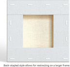 PHOENIX 6x6 Inch 4 Pack Gallery Canvas - Small Square 1.5 in Thick Canvases for Painting - Deep Edge 100% Cotton 11 Oz. Gesso Primed White Blank Professional Canvas Oil & Acrylic Paints