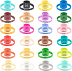 Flexible Condition Rings Status Effect Markers (120 Rings for Standard & Large)- 24 Different Conditions DND Flexible Design- Easy Affix Base Slides Under Figure- Compatible w Pathfinder & RPG Games