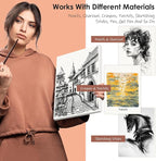 9" x 12" Sketch Paper, Art Paper Bulk, 65 Sheets (68lb/100gsm) Drawing Paper, Acid Free Artist Painting Writing Sketching, School Easel Art Supplies for Kids Teens Students Adults Beginners