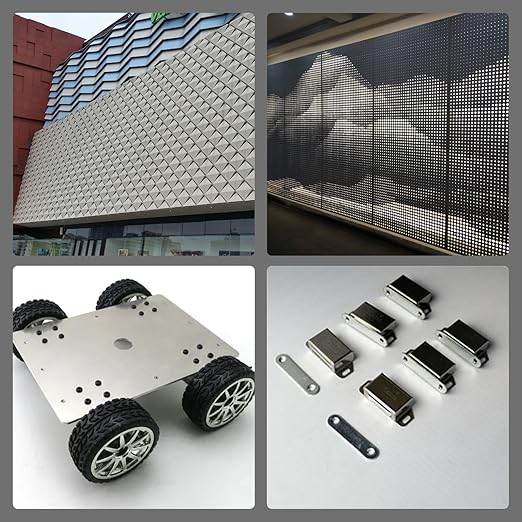 6061 T651 Aluminum Sheet Metal 6" x 12" x 1/16" (0.06") Rectangle Metal Plate Covered with Protective Film, 1.5mm Flat Aluminum Plate for Crafting and Industry