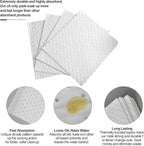 Aain Oil Absorbent Mat Pad, Heavy weight Economical Oil Absorbent Pads,Absorbs Liquids,20" Length x 15" Width, White.