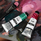 Tusc & Pine Artist Oil Paint - Transparent Orange Oxide, 40 ml, Non-Yellowing, Rich & Creamy Consistency, Maximum Pigment Load, Small Batch Milled Oil Paints Made in the USA for Professional Artists