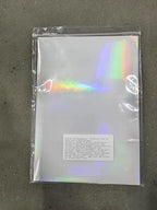 36 Sheets Holographic Sticker Paper Clear A4 Vinyl Sticker Paper Self Adhesive Waterproof Transparent Film Gem Rainbow Star Patterns, 11.7 x 8.3 Inch (Colorful)