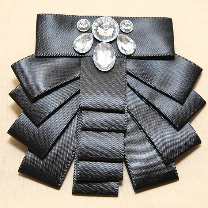 Humphrey's Craft 1-1/2 Inch Black Double Faced Satin Ribbon - 25 Yards Variety of Color for Crafts Gift Wrapping DIY Bows Bouquet Decoration Sewing Christmas Tree Wedding and Invitation Card.