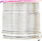 Mandala Crafts 16 Gauge Anodized Aluminum Craft Wire for Jewelry Making – 390 FT Colored Flexible Silver Copper Gold True Blue Purple Pink Wire - Bendable for Bonsai Armature Crafting Sculpting