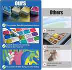 Mini Forestry Shifting Watercolor Painting Set - 40 Color Shifting Watercolor Paints, Shimmer Metallic & Glitter Watercolor Paints, Matisse & DunHuang Style