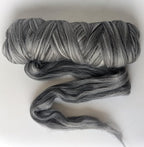 Multi Colored Natural Wool roving 1 lb. Best Wool for Needle Felting, Wet Felting, handcrafts and Spinning. (Midnight black1lb)