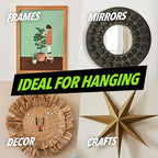 Coated Picture Hanging Wire #4 30lbs 100-Feet, Flexible Steel Wire 16 Gauge for Hang Up Frame/Painting and Mirror