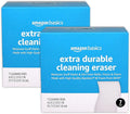 Amazon Basics Extra Durable Eraser, Cleaning Sponges, Removes Scruff Marks and Dirt from Any Surface (2 Packs of 7)