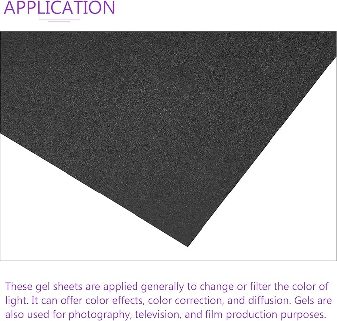 DMiotech 10Pcs Correction Gel Light Filter Overlay Transparent Plastic PVC Sheets Maroon for Photo，Film,Video