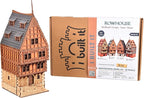 Cooper Rowhouse DIY Wooden Building Kit for Teens and Adults, Suitable for Playing with Family - Realistic
