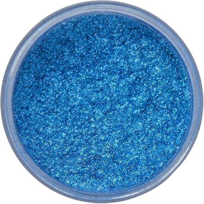 Premium Diamond Mica Powder Pigment- for Epoxy, Resin, Soap, Paint, Woodworking, Acrylic Pouring, Bath Bombs, Fishing Lures - DIY Arts and Crafts Additive (Diamond Violet-Blue)