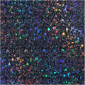 rabbitgoo Blackout Rainbow Window Privacy Film Decorative Stained Glass Diamond Pattern Window Sticker with Iridescent Tint Non-Adhesive Static Cling for Home Office Bathroom, 23.6 x 118.1 inch, Black