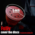 Sanding Disc 5 Inch 8 Hole, 100 Pcs Orbital Sanding Discs Hook and Loop, Sandpaper for polishing and Grinding, 1000 Grit Sand Paper for Random Orbital Sander