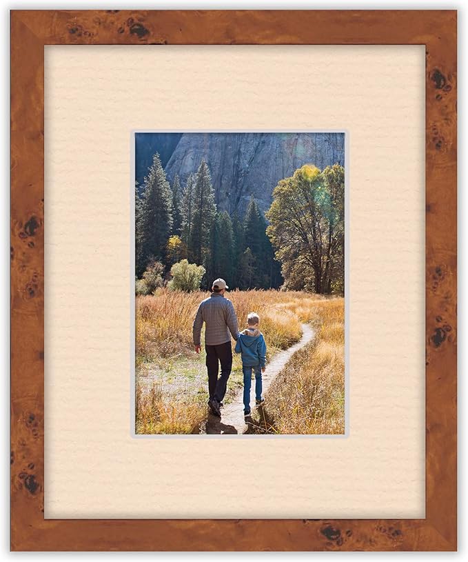 11x14 Mat Bevel Cut for 8.5x11 Photos - Acid Free Beige Precut Matboard With Backing Board and Crystal Clear, Self Seal Photo Mat Bag - For Pictures, Photos, Framing - 4-ply Thickness