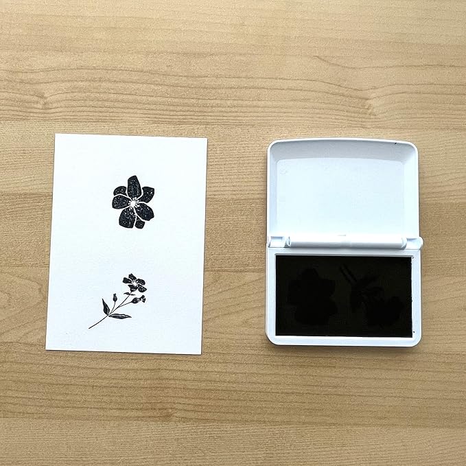 COLOP Make Series, Ink Stamp Pads, with Non-Toxic Premium Ink, Water-Based Acid-Free (Fancy Grey, Make 3-3-1/2" x 6-1/4")