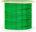 Mandala Crafts 14 Gauge Anodized Aluminum Craft Wire for Jewelry Making - 60 FT Colored Flexible Kelly Green Wire - Bendable for Bonsai Armature Crafting Sculpting