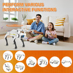 Robot Dog with Claw - Interactive STEM Pet with Voice Control, 30+ Actions & Remot contol, Durable Design for Kids Age 6+