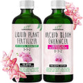 Orchid Fertilizer – Complete Orchid Plant Food Set 3-1-2 & 0-3-2 Liquid Fertilizers for Blooming, Root Growth – Optimal Orchids Care (2 x 16 OZ Bottles)