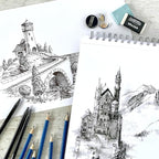 ArtSkills Sketch Pencils for Drawing, Graphite Art Pencil Set for Sketching & Shading, 8pc