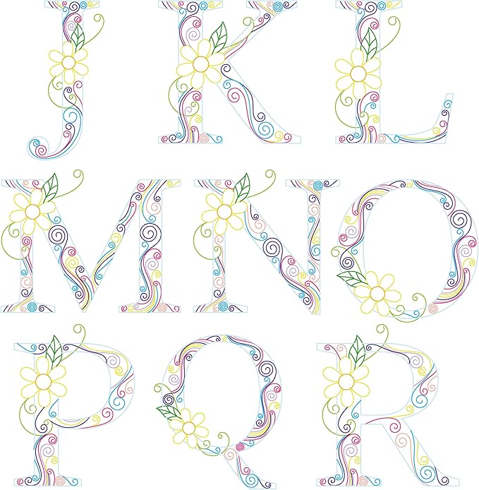 Uniquilling Quilling Kits, 8 * 10-in Letters A Paper Filigree Kits with Quilling Tools& Using Manual, Paper Quilling Kits, DIY Quilling Artwork Modern Wall Art for Living Room