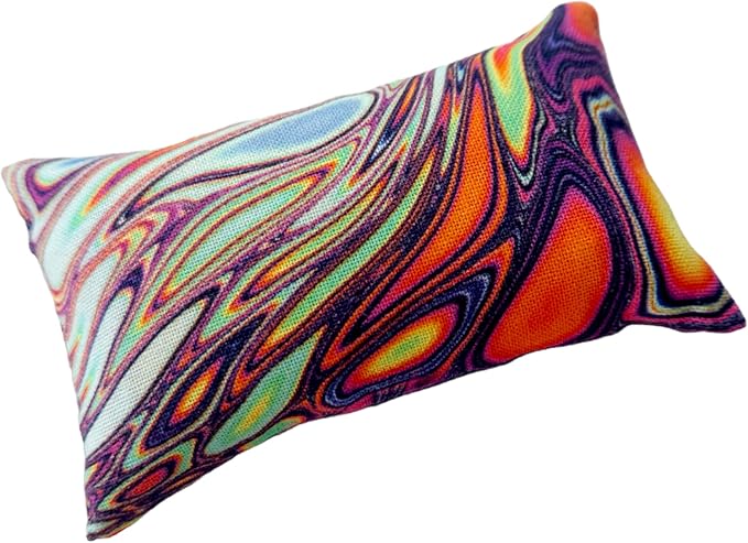 Emery Pincushion for Sewing - Filled with Abrasive Emery Sand - Handmade in USA (2"x3", Reflection)