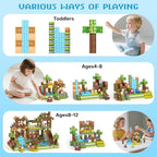Magnetic Blocks, 150PCS 0.8" Magnetic Building Blocks, Magnet Cubes for Kids, STEM Sensory Toys for Toddlers Boys Girls Ages 3-12 Years Old Christmas Birthday Gifts