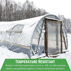 Farm Plastic Supply - Clear Vinyl Sheeting - 15 Mil - (4'6" x 30') - Vinyl Plastic Sheeting, Clear Vinyl Sheet for Storm Windows, Covering, Protection, Tablecloth Protector