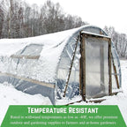 Farm Plastic Supply - Clear Vinyl Sheeting - 15 Mil - (4'6" x 25') - Vinyl Plastic Sheeting, Clear Vinyl Sheet for Storm Windows, Covering, Protection, Tablecloth Protector